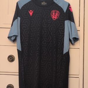 MACARON Black and Blue Men's Shirt